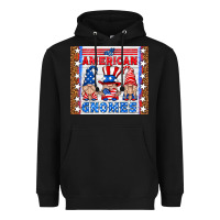 Black all american gnomes Heavyweight Hoodie - HRA Design Shop