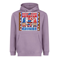 Lavender all american gnomes Heavyweight Hoodie - HRA Design Shop