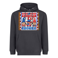 Smoke all american gnomes Heavyweight Hoodie - HRA Design Shop