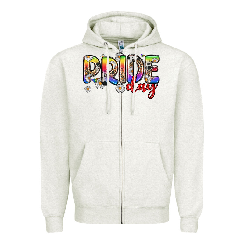 Pride Day Zipper Hoodie by Zillion Design Studio | Teevron