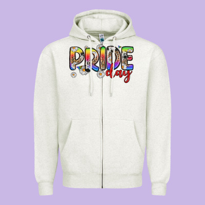 Pride Day Zipper Hoodie Designed By Zillion Design Studio