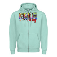 Seafoam pride day Zipper Hoodie - Zillion Design Studio