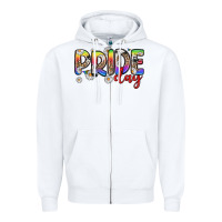 White pride day Zipper Hoodie - Zillion Design Studio