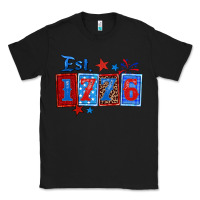 Black est 1776 Classic Tee - Zillion Design Studio