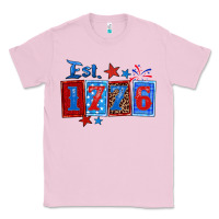 Bubblegum Pink est 1776 Classic Tee - Zillion Design Studio