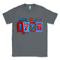 Charcoal Heather est 1776 Classic Tee - Zillion Design Studio