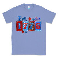 Colony Blue est 1776 Classic Tee - Zillion Design Studio