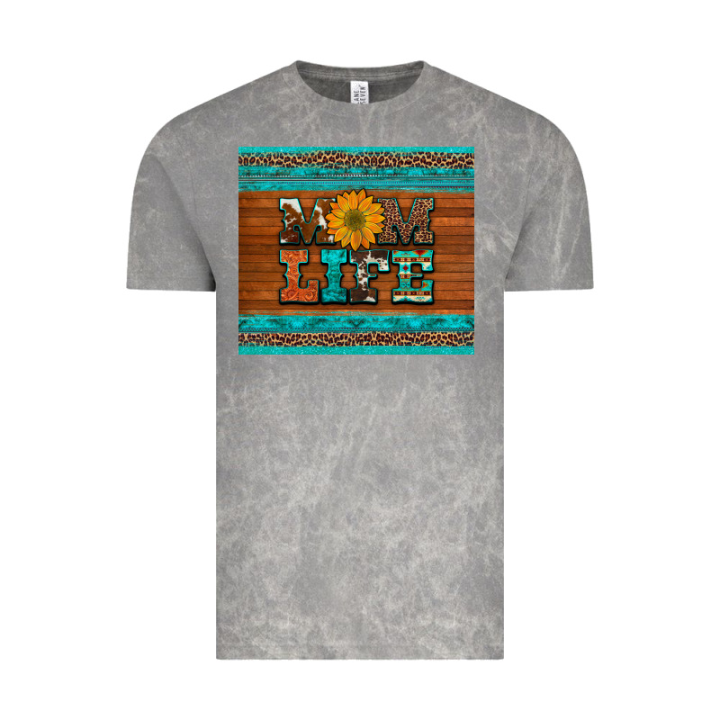Mom Life Leopard Cowhide Turquoise Aztec Vintage Tee by Artiststas | Teevron