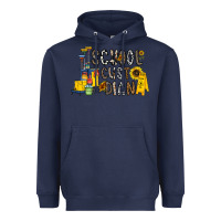 Navy school cust dian Heavyweight Hoodie - CowhideDigitalArt