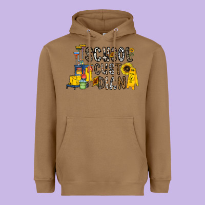 School Cust Dian Heavyweight Hoodie Designed By Cowhidedigitalart