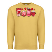 Antique Gold valentines day coffee Premium Sweatshirt - JahusDesignShop