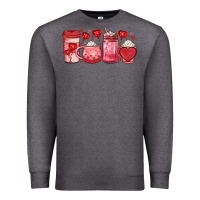 Charcoal Heather valentines day coffee Premium Sweatshirt - JahusDesignShop
