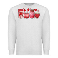 Oatmeal Heather valentines day coffee Premium Sweatshirt - JahusDesignShop