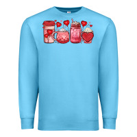 Ocean Blue valentines day coffee Premium Sweatshirt - JahusDesignShop