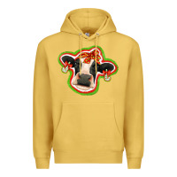 Antique Gold christmas heifer Premium Hoodie - Jasminsmagicworld