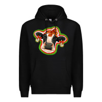 Black christmas heifer Premium Hoodie - Jasminsmagicworld