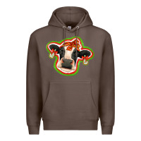 Coffee christmas heifer Premium Hoodie - Jasminsmagicworld