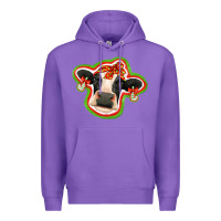 Purple christmas heifer Premium Hoodie - Jasminsmagicworld