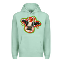 Seafoam christmas heifer Premium Hoodie - Jasminsmagicworld
