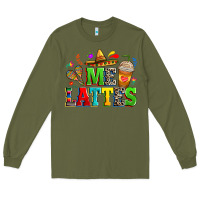 Army Green Me lattes Long Sleeve Tee - RanaPortraitStore