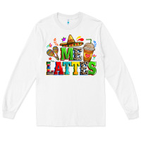 White Me lattes Long Sleeve Tee - RanaPortraitStore