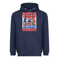 Navy all american gnomes air freshener Heavyweight Hoodie - HRA Design Shop
