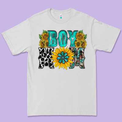 Boy Mom Premium Tee Designed By Racoondesign