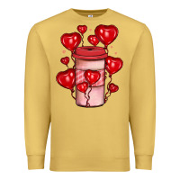 Antique Gold valentines day coffee Premium Sweatshirt - JahusDesignShop