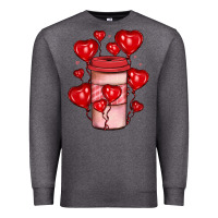Charcoal Heather valentines day coffee Premium Sweatshirt - JahusDesignShop