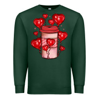 Sports Green valentines day coffee Premium Sweatshirt - JahusDesignShop