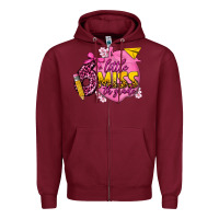 Burgundy little miss 6th grade Zipper Hoodie - texasbilliewilder