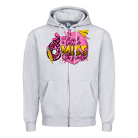 Heather Grey little miss 6th grade Zipper Hoodie - texasbilliewilder