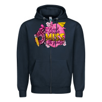 Navy little miss 6th grade Zipper Hoodie - texasbilliewilder