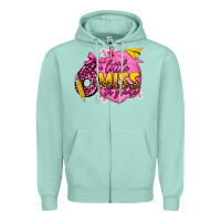 Seafoam little miss 6th grade Zipper Hoodie - texasbilliewilder