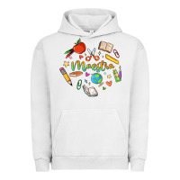 Pigment Lunar Rock maestra teacher heart doodle Urban Hoodie - MaliasSmallBusiness