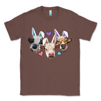 Chestnut Easter Cows With Bunny Ears Classic Tee - RanaPortraitStore