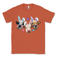 Copper Easter Cows With Bunny Ears Classic Tee - RanaPortraitStore