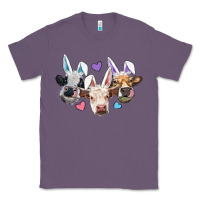 Lavender Easter Cows With Bunny Ears Classic Tee - RanaPortraitStore