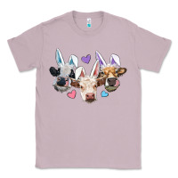 Lilac Easter Cows With Bunny Ears Classic Tee - RanaPortraitStore