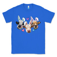 True Royal Easter Cows With Bunny Ears Classic Tee - RanaPortraitStore