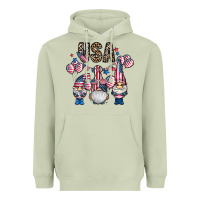 Matcha usa america gnome Heavyweight Hoodie - CowhideDigitalArt