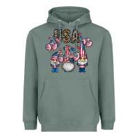 Sage usa america gnome Heavyweight Hoodie - CowhideDigitalArt