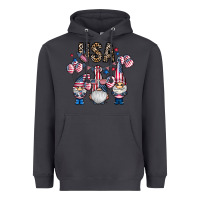 Smoke usa america gnome Heavyweight Hoodie - CowhideDigitalArt