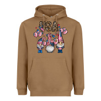 Toasted Coconut usa america gnome Heavyweight Hoodie - CowhideDigitalArt