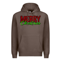 Coffee merry christmas tartan Premium Hoodie - Jasminsmagicworld
