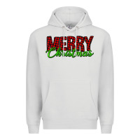 Dove Grey merry christmas tartan Premium Hoodie - Jasminsmagicworld