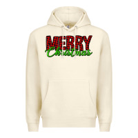 Sandshell merry christmas tartan Premium Hoodie - Jasminsmagicworld