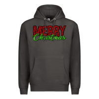 Smoke merry christmas tartan Premium Hoodie - Jasminsmagicworld