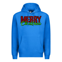 True Royal merry christmas tartan Premium Hoodie - Jasminsmagicworld
