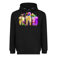 Black mardi gras tooth Heavyweight Hoodie - RacoonDesign